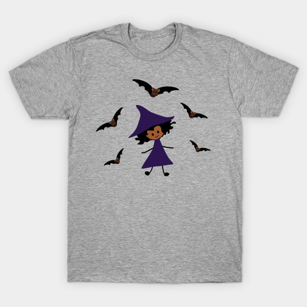 Come Witch me Bats! T-Shirt by Nutmegfairy